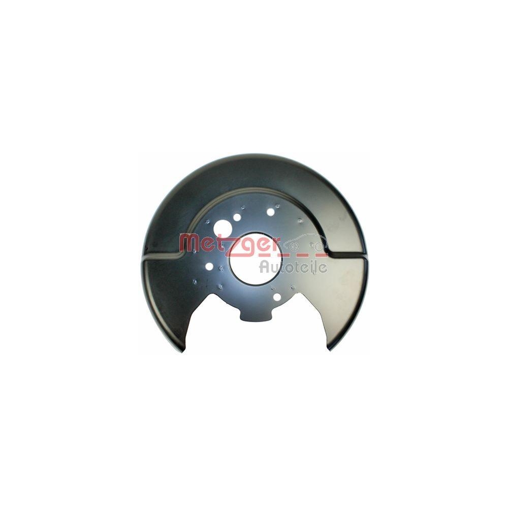 Spritzblech, Bremsscheibe METZGER 6115117 f&uuml;r NISSAN, Hinterachse links