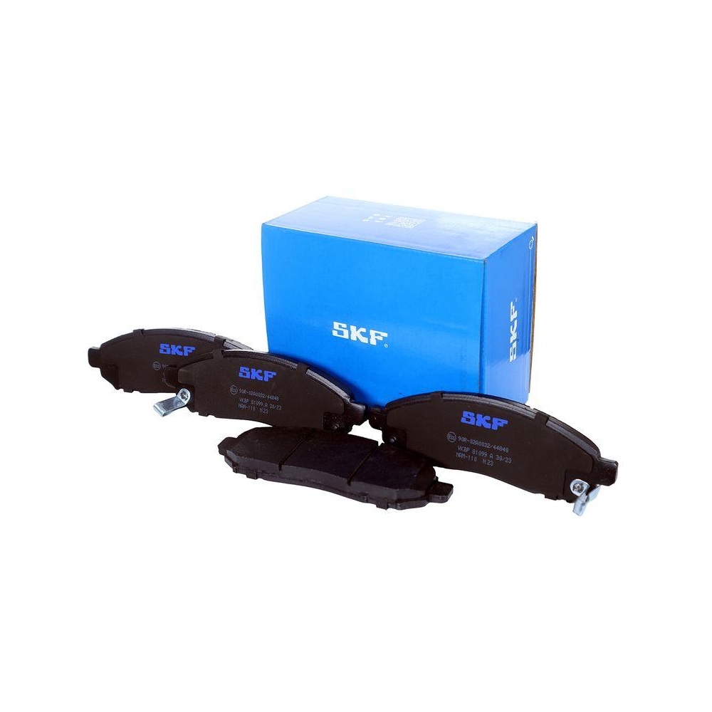 Bremsbelagsatz, Scheibenbremse SKF VKBP 81099 A f&uuml;r NISSAN, Vorderachse