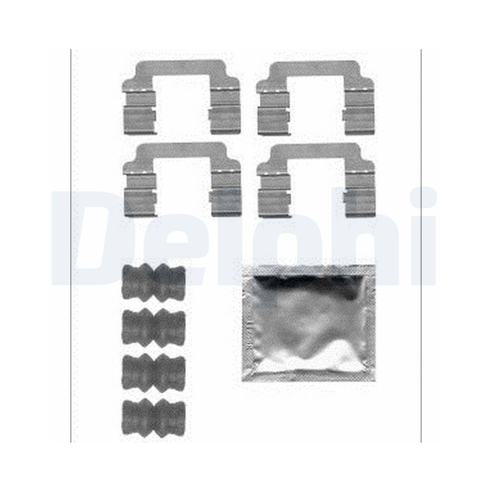 DELPHI LX0560 Zubeh&ouml;rsatz, Scheibenbremsbelag f&uuml;r, Hinterachse