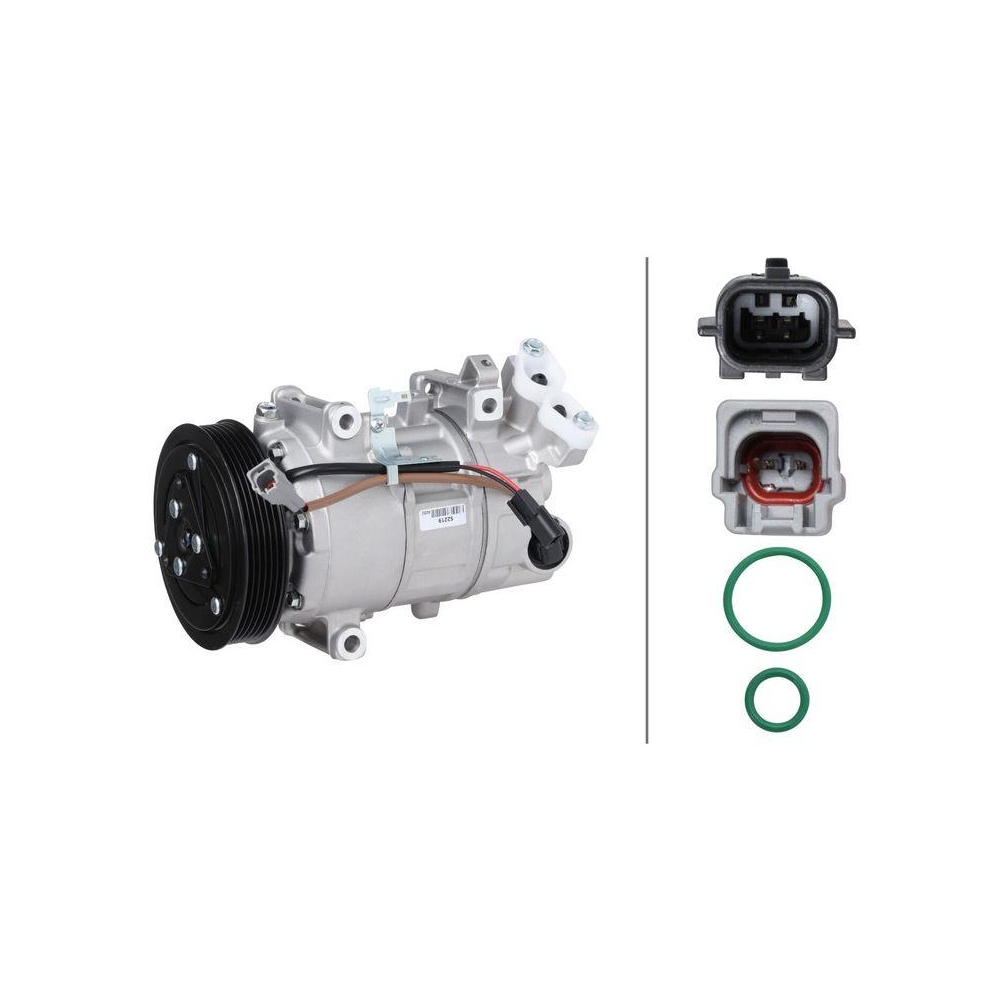 HELLA Kompressor, Klimaanlage 8FK 366 201-711 >>> Easy2Fit <<< f&uuml;r RENAULT