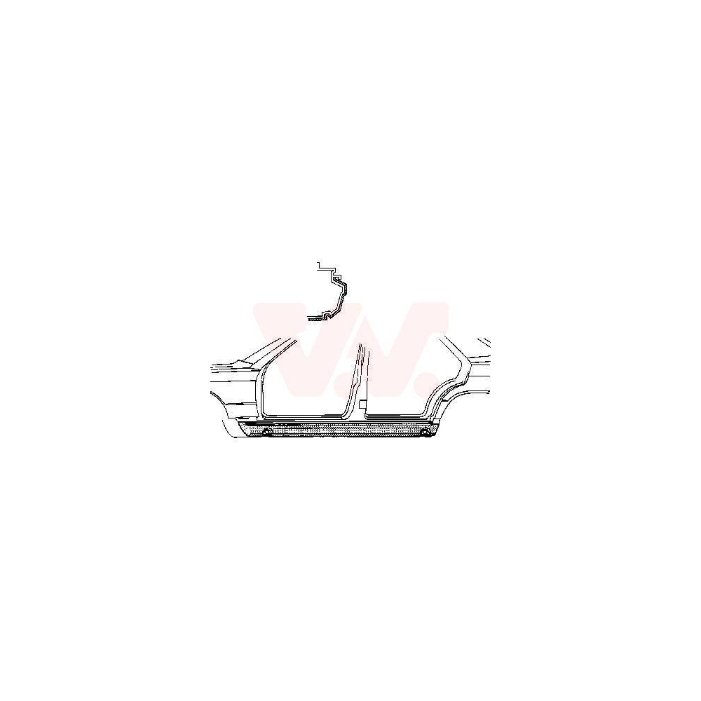 Einstiegsblech VAN WEZEL 3020110 für, außen, rechts