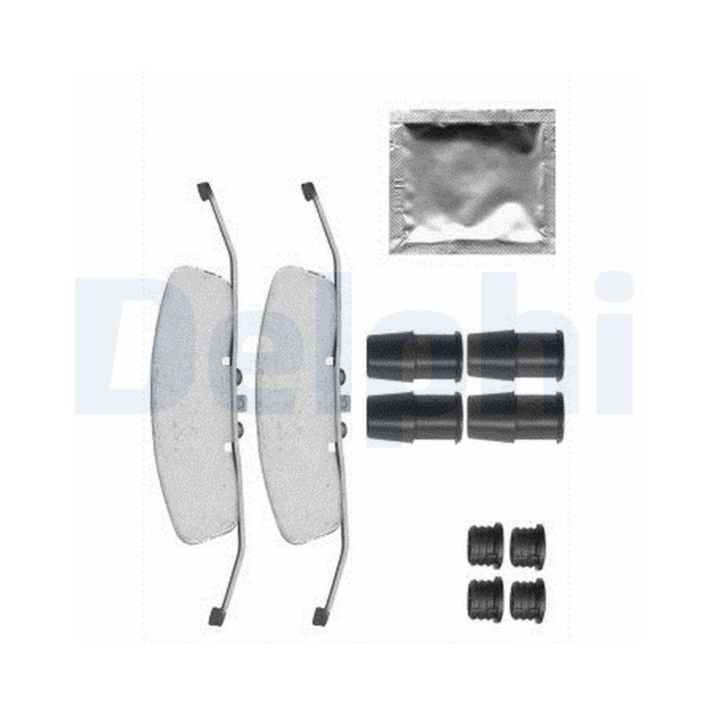 DELPHI LX0586 Zubeh&ouml;rsatz, Scheibenbremsbelag f&uuml;r, Vorderachse