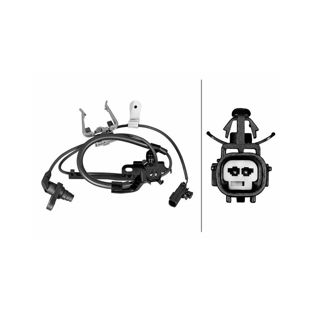 HELLA Sensor, Raddrehzahl 6PU 358 219-111 f&uuml;r TOYOTA LEXUS, Vorderachse