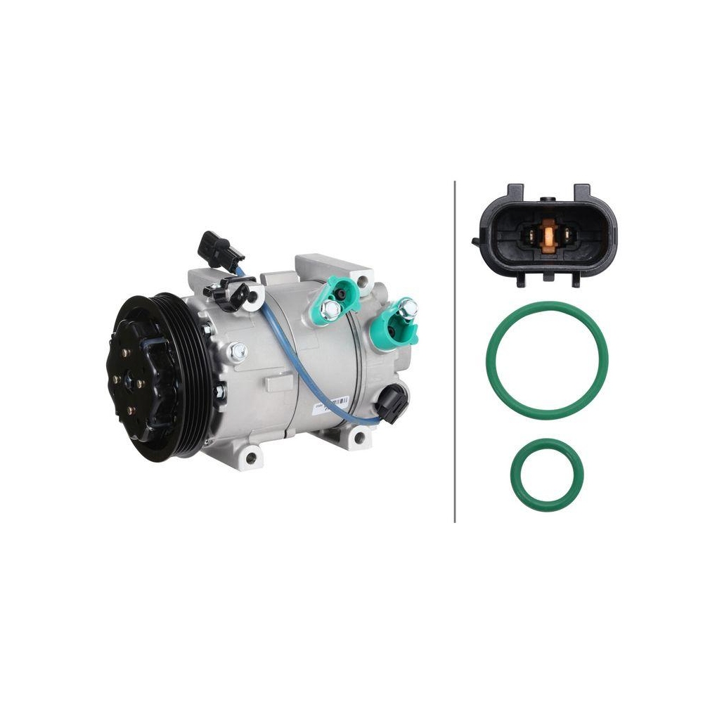 HELLA Kompressor, Klimaanlage 8FK 366 201-721 >>> Easy2Fit <<< f&uuml;r HYUNDAI KIA