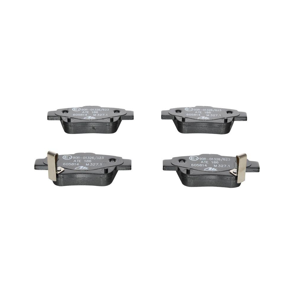 Bremsbelagsatz, Scheibenbremse ATE 13.0460-5814.2 f&uuml;r TOYOTA, Hinterachse