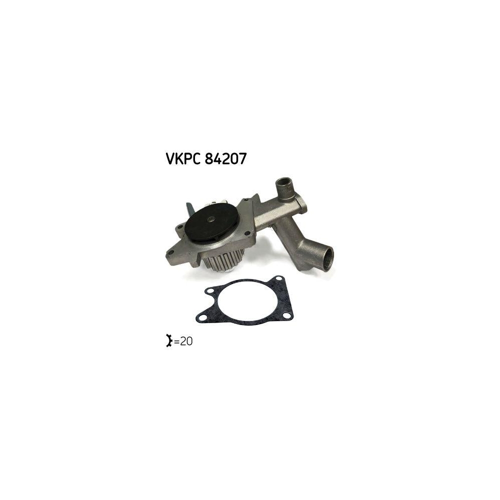 Wasserpumpe, Motork&uuml;hlung SKF VKPC 84207 f&uuml;r FORD