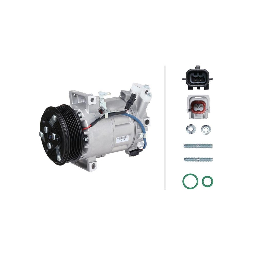 HELLA Kompressor, Klimaanlage 8FK 366 201-761 >>> Easy2Fit <<< f&uuml;r RENAULT
