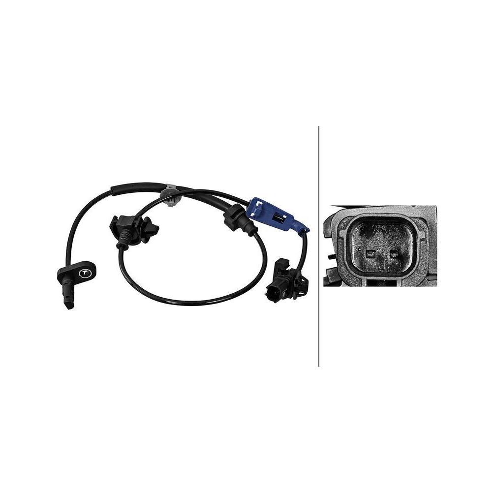 HELLA Sensor, Raddrehzahl 6PU 358 217-101 f&uuml;r HONDA, Vorderachse