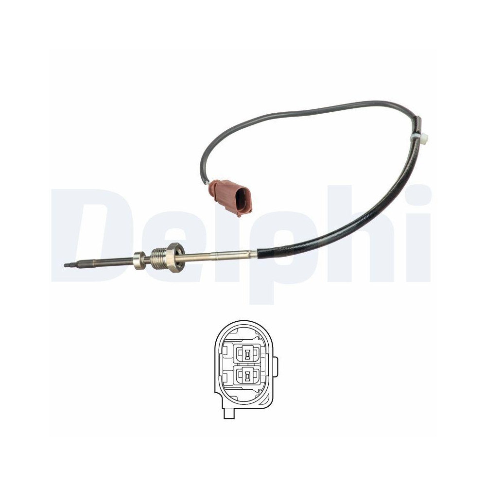 DELPHI TS30259 Sensor, Abgastemperatur f&uuml;r AUDI