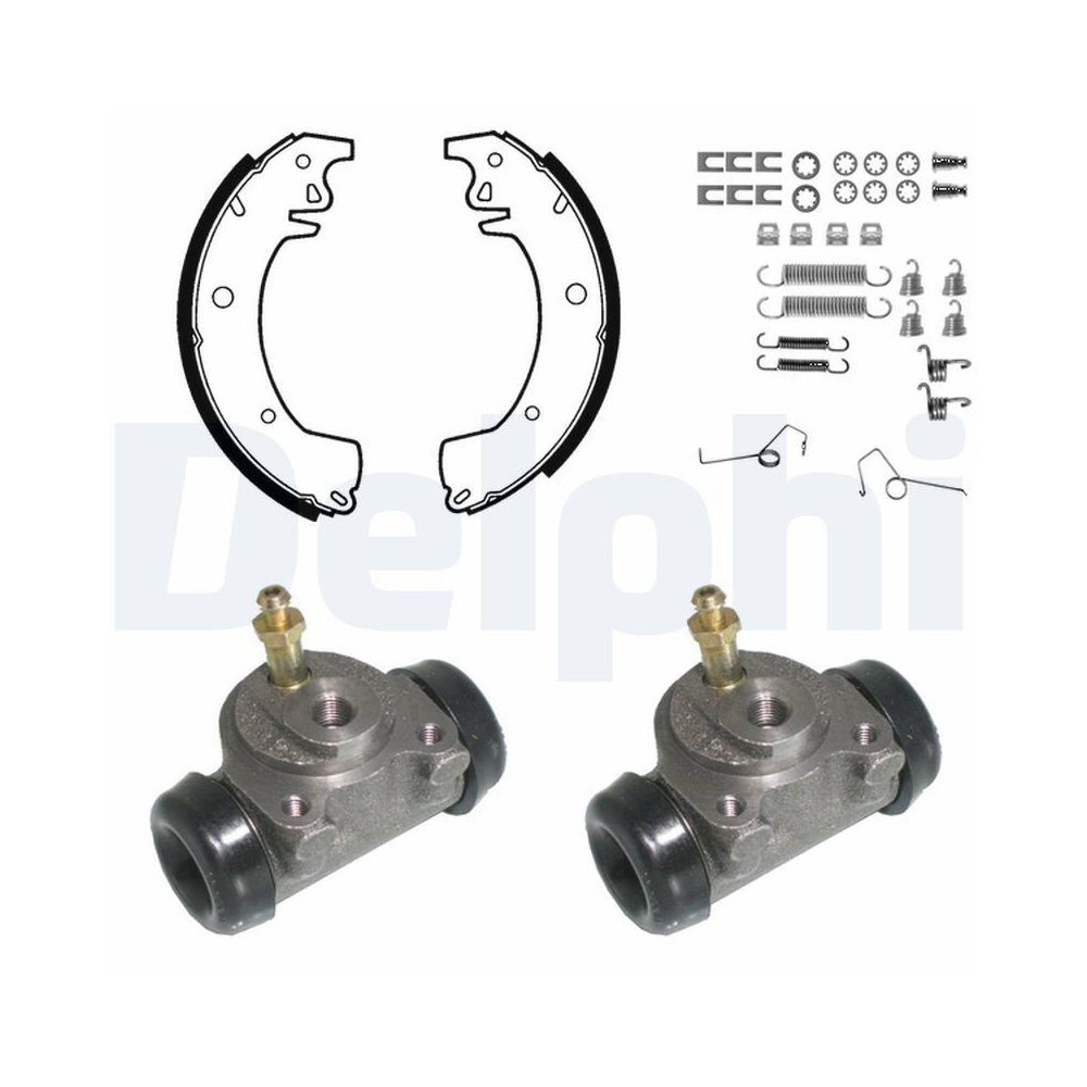 DELPHI KP772 Bremsbackensatz für RENAULT, Hinterachse
