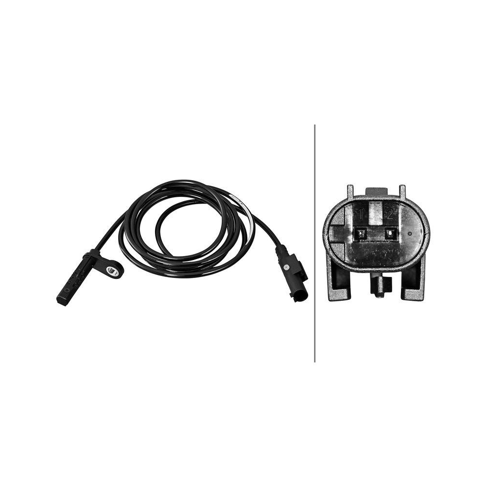 HELLA Sensor, Raddrehzahl 6PU 358 217-111 f&uuml;r MERCEDES-BENZ VW