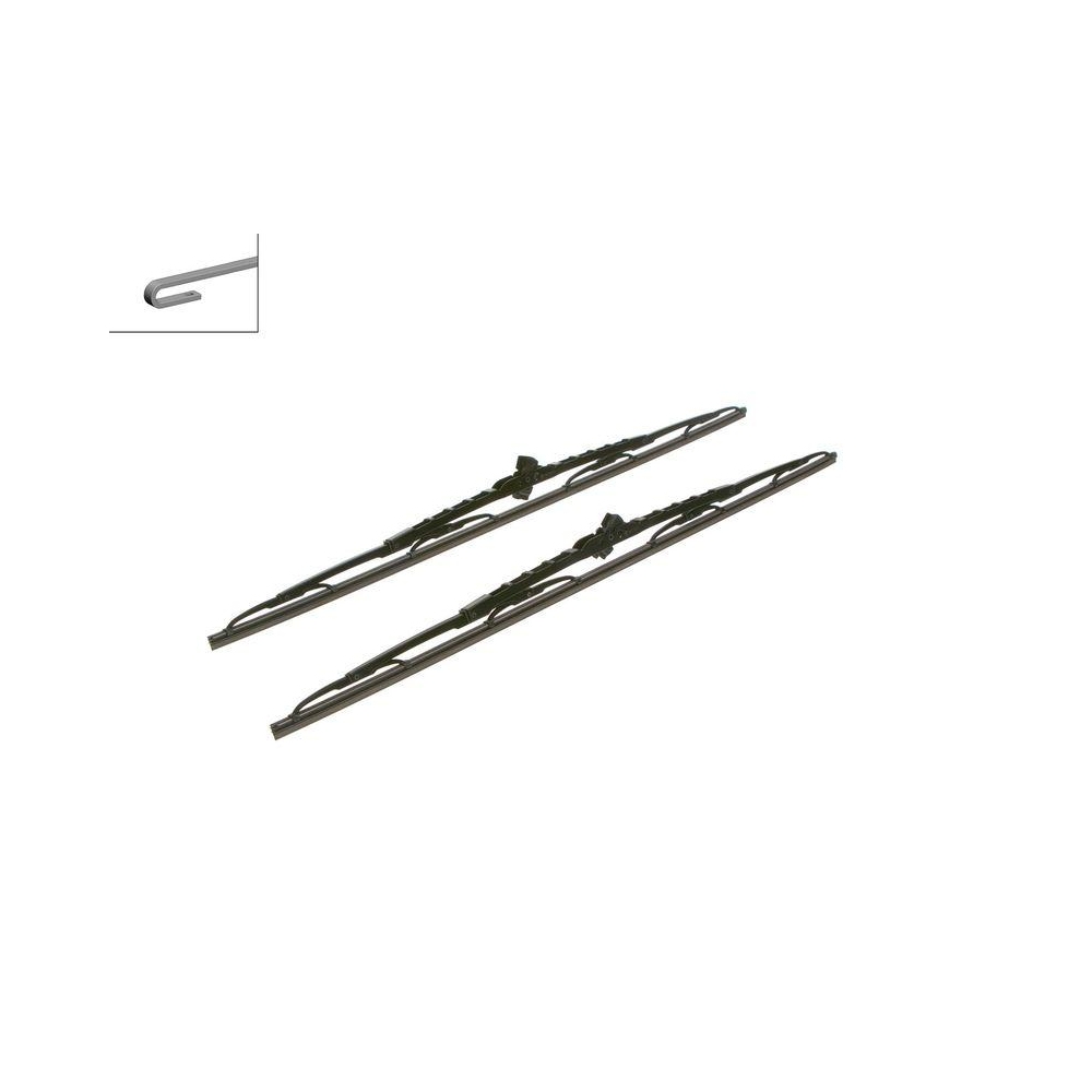 Wischblatt BOSCH 3 397 118 320 Twin für CHRYSLER IVECO RENAULT ASTRA, vorne