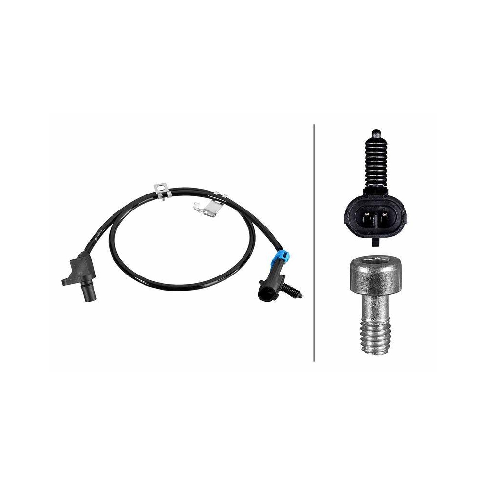 HELLA Sensor, Raddrehzahl 6PU 358 219-181 f&uuml;r CHEVROLET GENERAL MOTORS