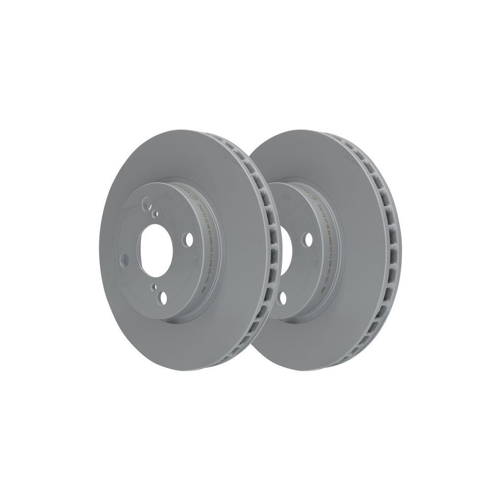 Bremsscheibe ATE 24.0125-0155.1 f&uuml;r TOYOTA, Vorderachse