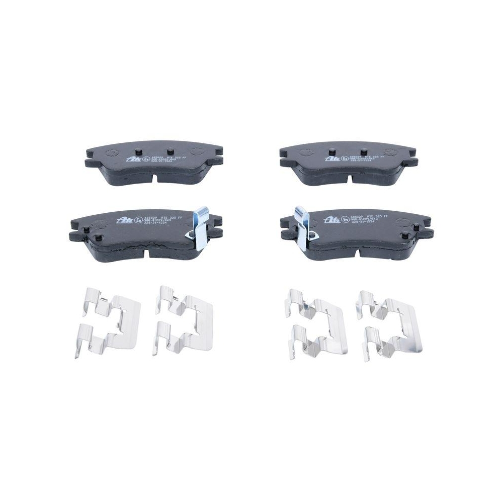 Bremsbelagsatz, Scheibenbremse ATE 13.0460-5829.2 f&uuml;r HYUNDAI KIA, Vorderachse