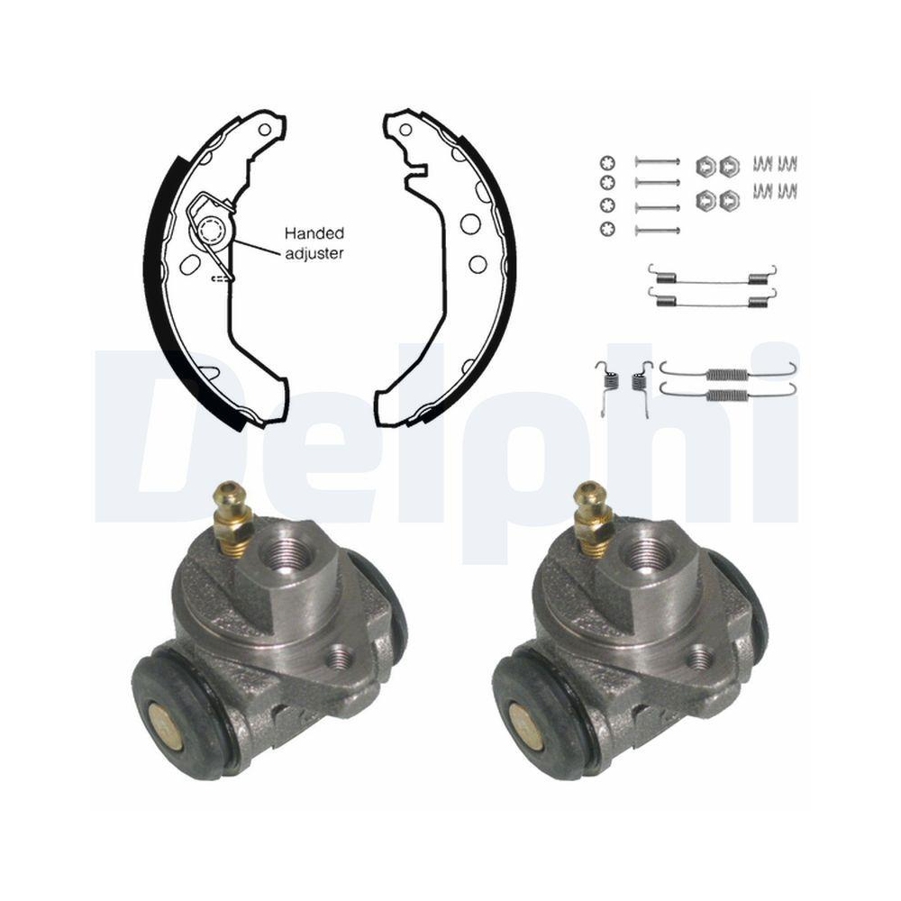 Bremsbackensatz DELPHI KP780 für, Hinterachse