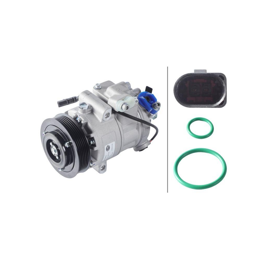 HELLA Kompressor, Klimaanlage 8FK 366 201-811 >>> Easy2Fit <<< f&uuml;r AUDI SEAT VW