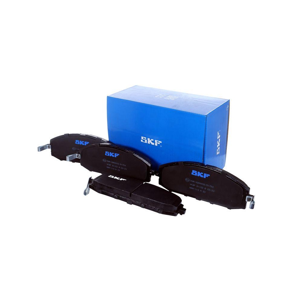Bremsbelagsatz, Scheibenbremse SKF VKBP 81122 A f&uuml;r NISSAN, Vorderachse