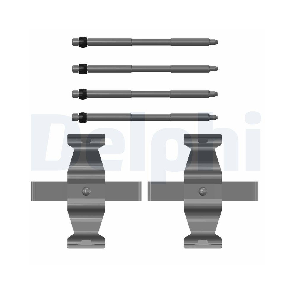 DELPHI LX0782 Zubeh&ouml;rsatz, Scheibenbremsbelag f&uuml;r, Vorderachse
