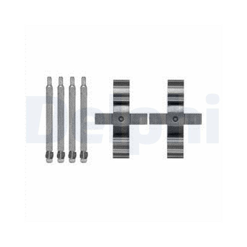 DELPHI LX0598 Zubeh&ouml;rsatz, Scheibenbremsbelag f&uuml;r MERCEDES-BENZ, Hinterachse