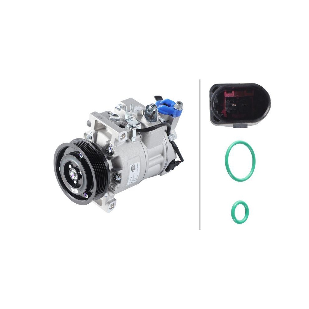 HELLA Kompressor, Klimaanlage 8FK 366 201-821 >>> Easy2Fit <<< für AUDI VW CUPRA