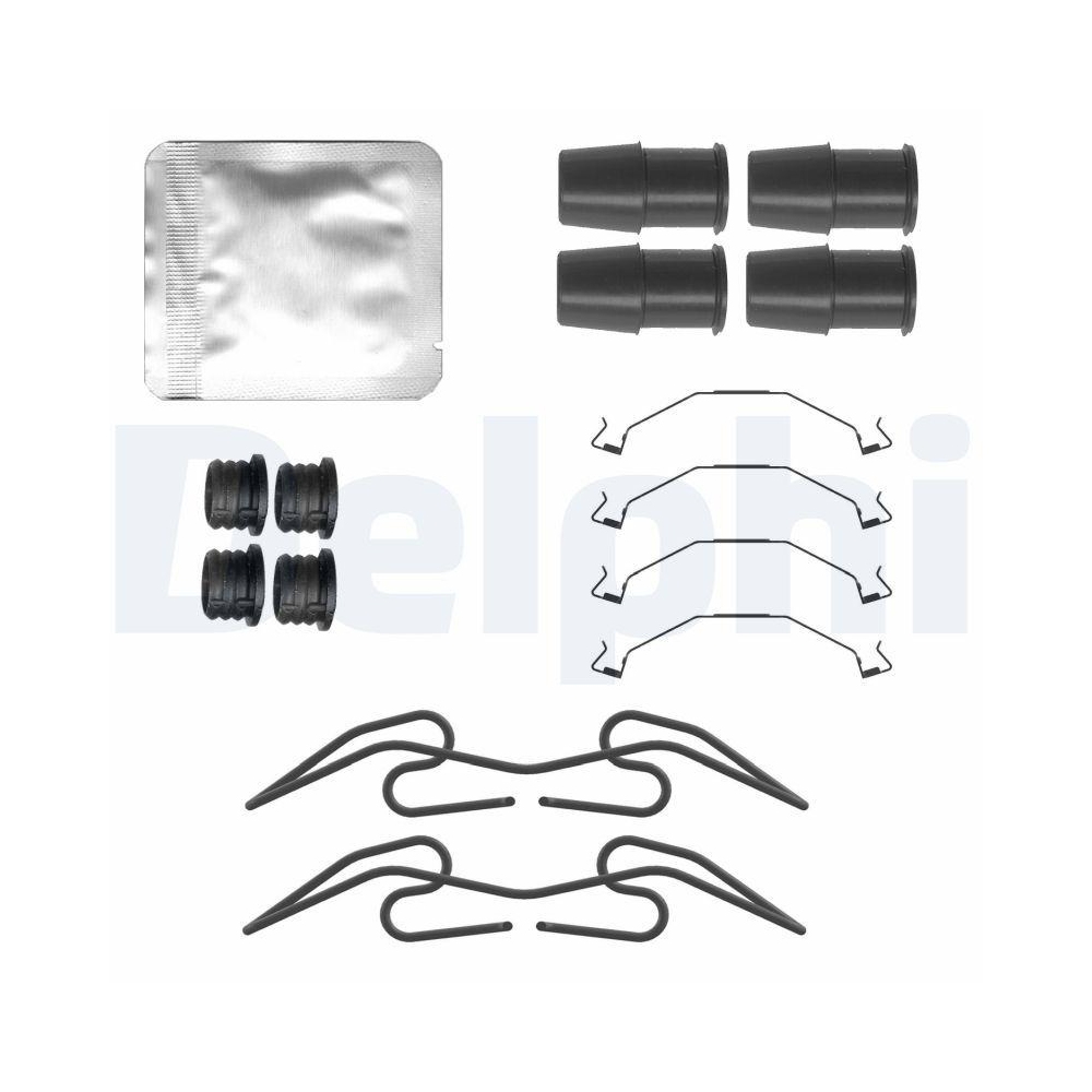 DELPHI LX0783 Zubeh&ouml;rsatz, Scheibenbremsbelag f&uuml;r, Hinterachse