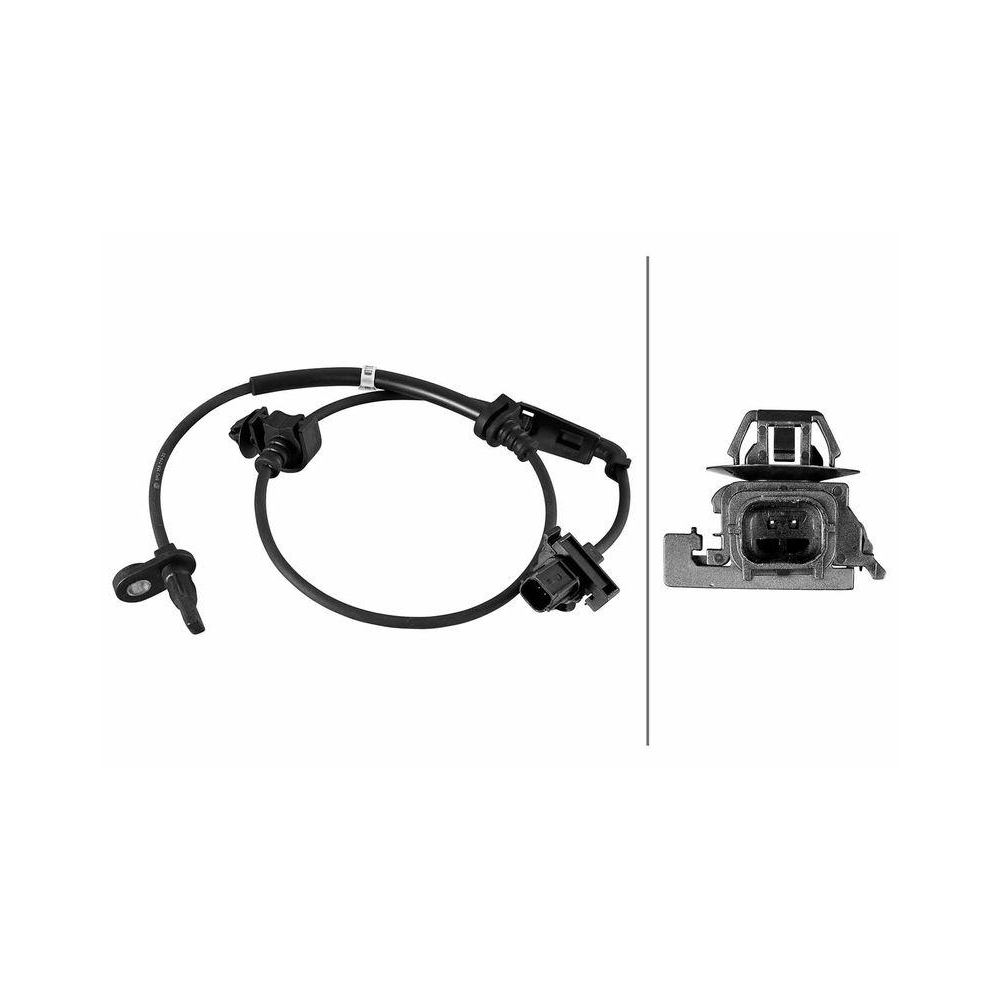 HELLA Sensor, Raddrehzahl 6PU 358 219-221 f&uuml;r HONDA, Vorderachse