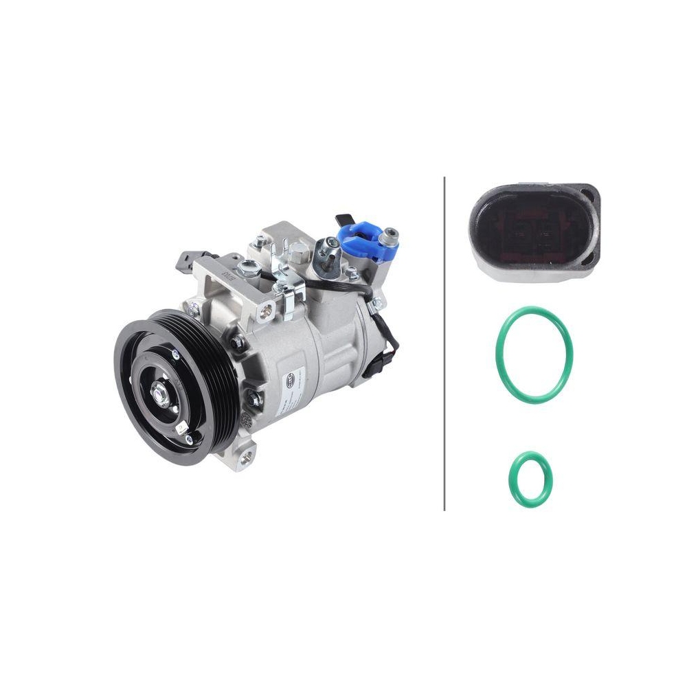 HELLA Kompressor, Klimaanlage 8FK 366 201-831 >>> Easy2Fit <<< f&uuml;r AUDI VW CUPRA