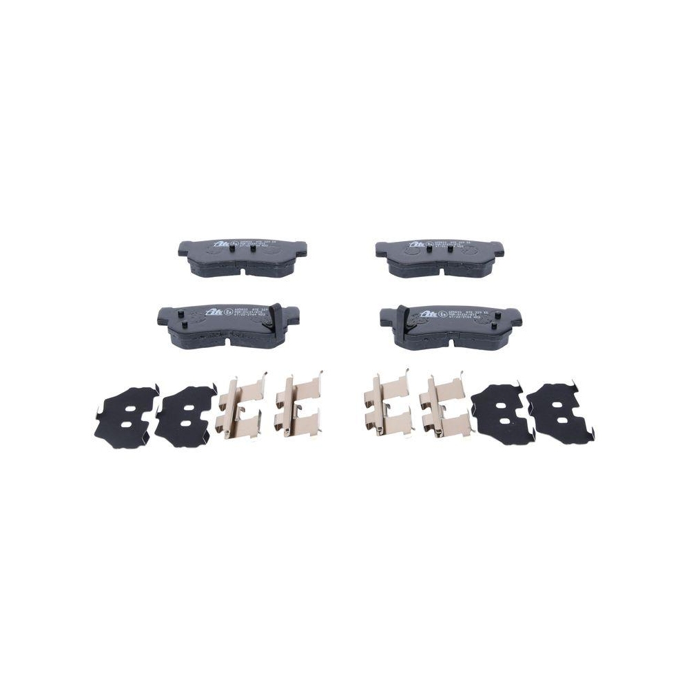 Bremsbelagsatz, Scheibenbremse ATE 13.0460-5833.2 f&uuml;r HYUNDAI KIA, Hinterachse