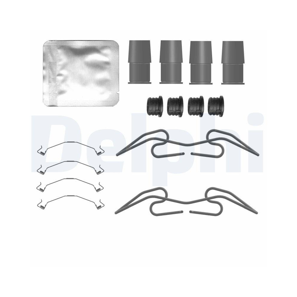 DELPHI LX0784 Zubeh&ouml;rsatz, Scheibenbremsbelag f&uuml;r, Hinterachse