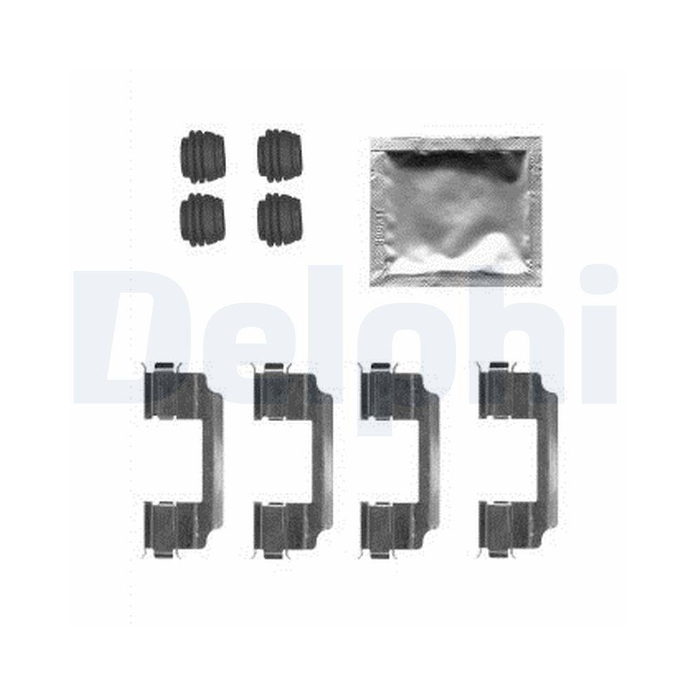 DELPHI LX0600 Zubeh&ouml;rsatz, Scheibenbremsbelag f&uuml;r, Vorderachse