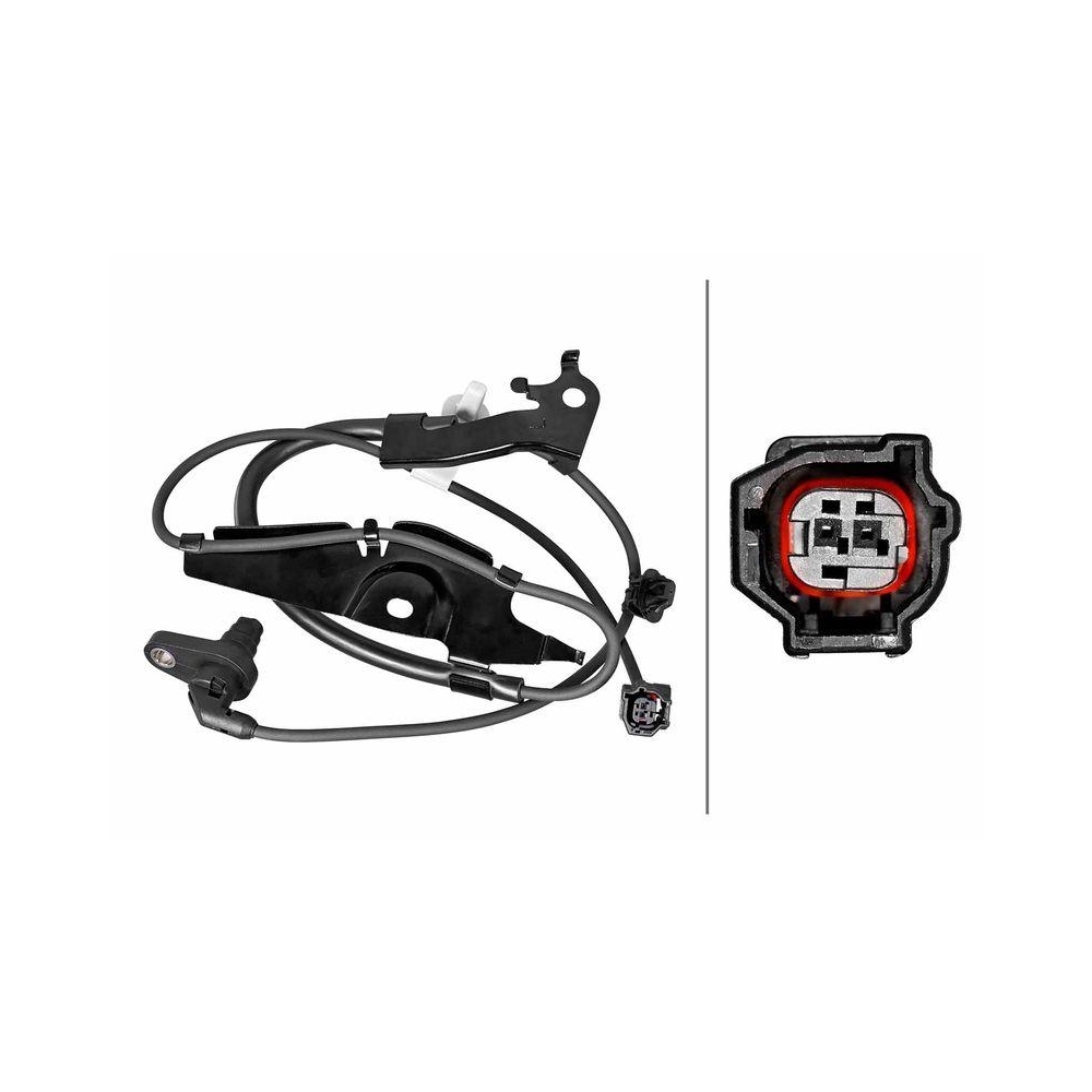 HELLA Sensor, Raddrehzahl 6PU 358 219-231 f&uuml;r TOYOTA LEXUS, Vorderachse