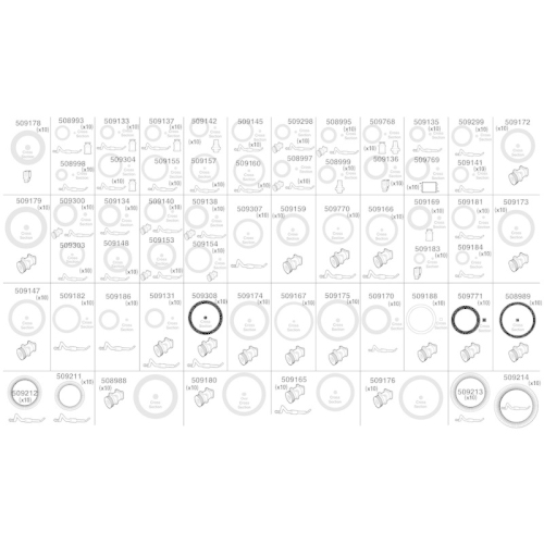 VALEO 509725 O-Ring-Reparaturset f&uuml;r