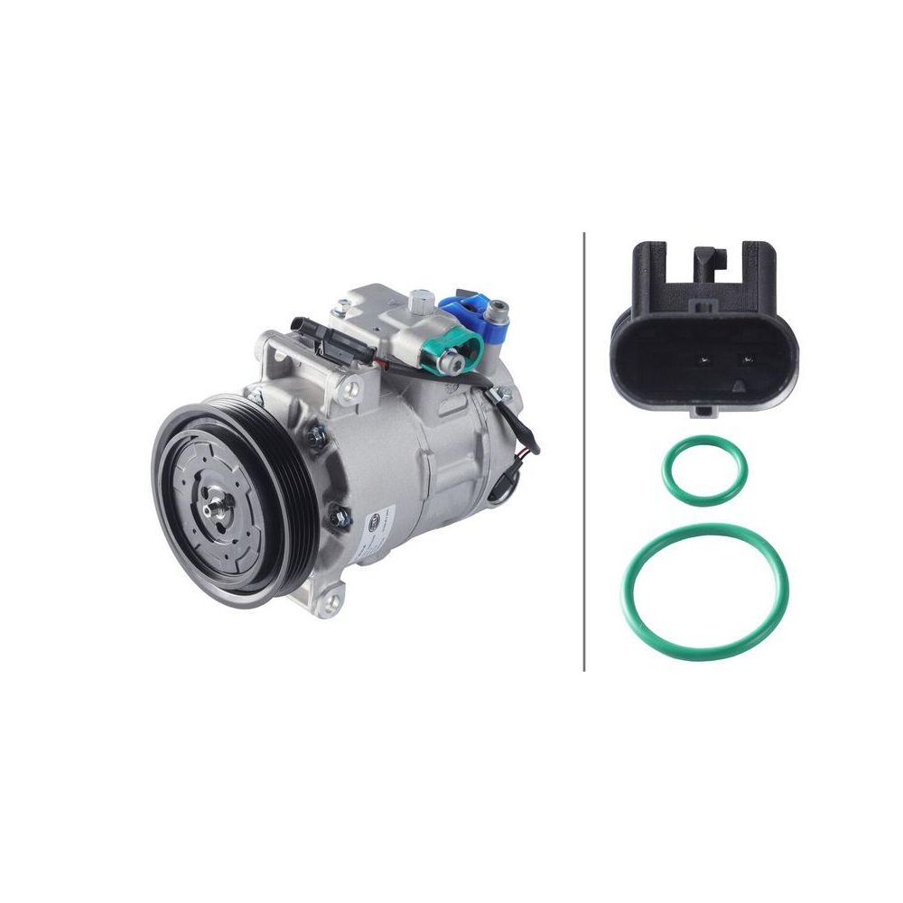 HELLA Kompressor, Klimaanlage 8FK 366 201-861 >>> Easy2Fit <<< f&uuml;r MERCEDES-BENZ