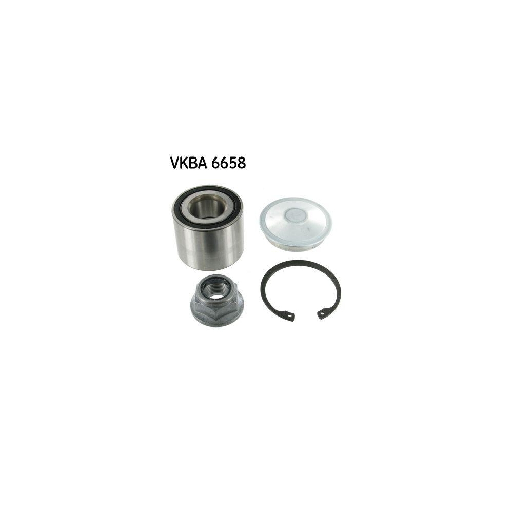 Radlagersatz SKF VKBA 6658 f&uuml;r RENAULT DACIA, Hinterachse