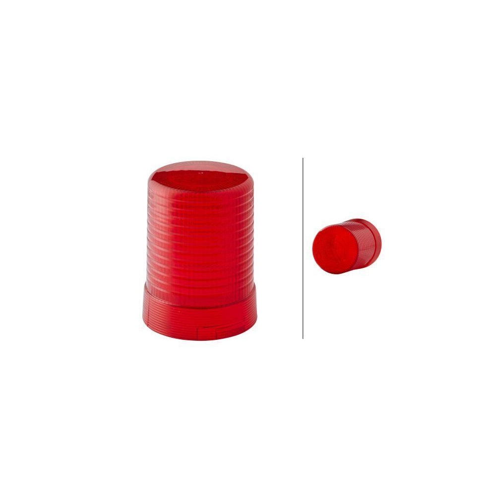 HELLA Lichtscheibe, Rundumkennleuchte 9EL 856 416-011 f&uuml;r IVECO SCANIA VOLVO