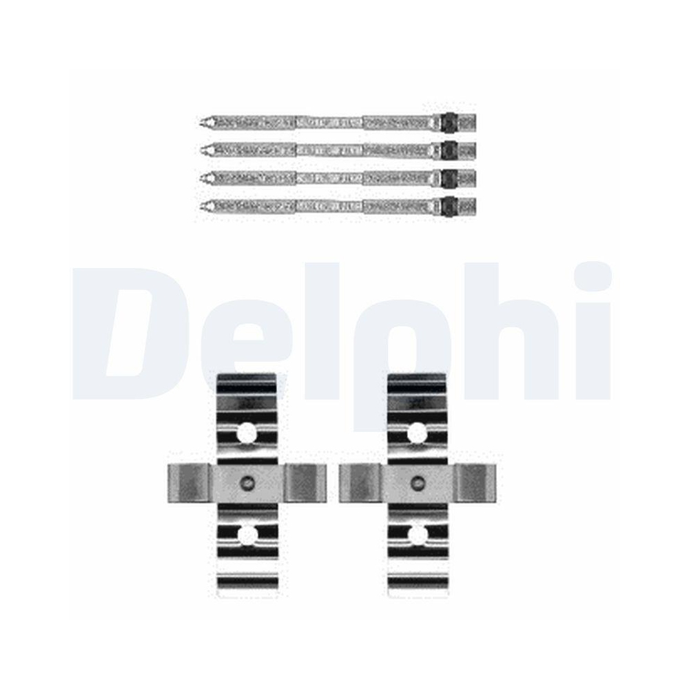 DELPHI LX0604 Zubeh&ouml;rsatz, Scheibenbremsbelag f&uuml;r, Vorderachse
