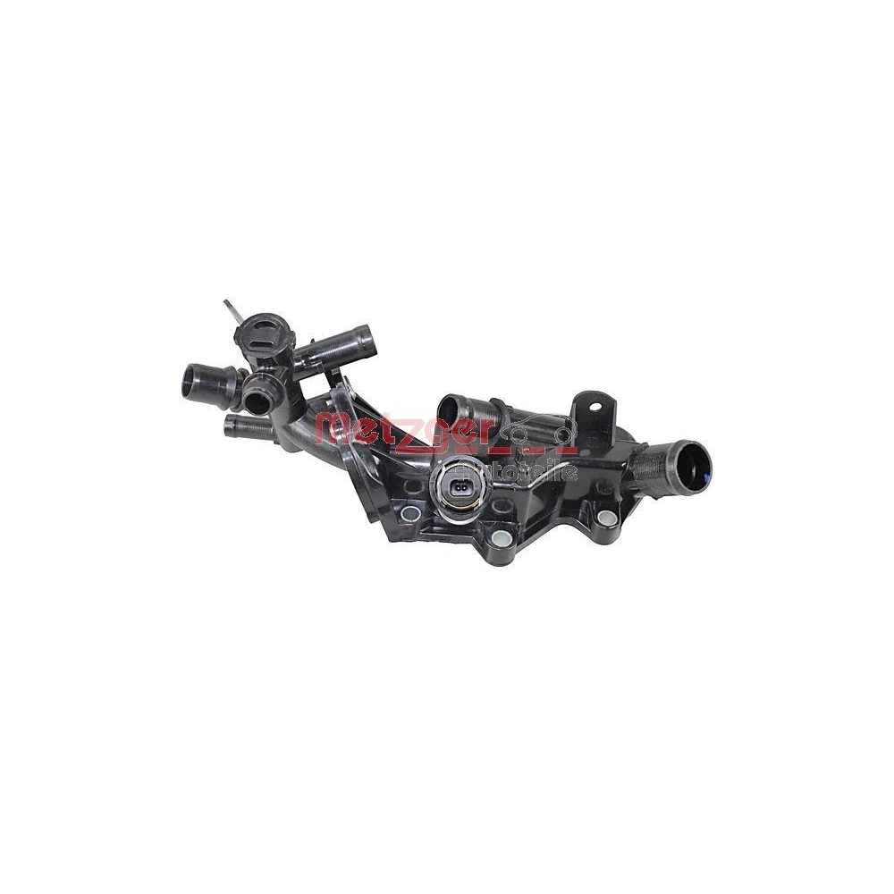 Thermostatgehäuse METZGER 4010343 für MERCEDES-BENZ NISSAN RENAULT DACIA