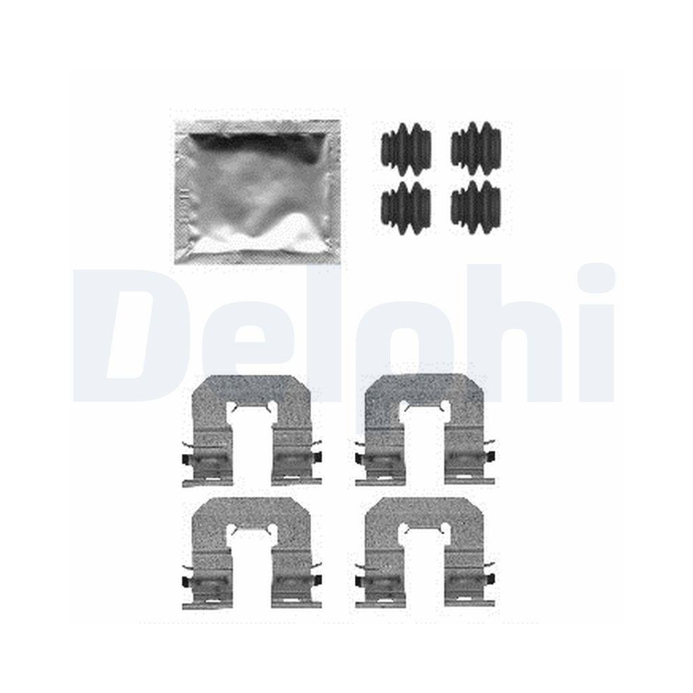 DELPHI LX0605 Zubeh&ouml;rsatz, Scheibenbremsbelag f&uuml;r, Hinterachse