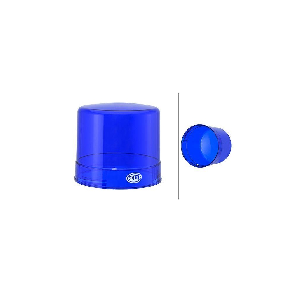 HELLA Lichtscheibe, Rundumkennleuchte 9EL 857 801-001 für IVECO LIEBHERR