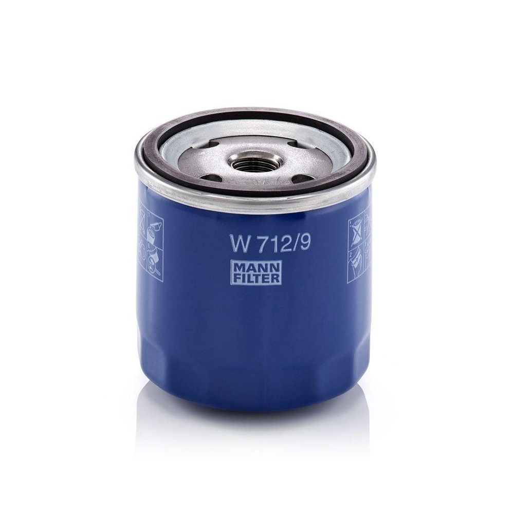 Ölfilter MANN-FILTER W 712/9 für CITROËN FORD PEUGEOT RENAULT GENERAL MOTORS