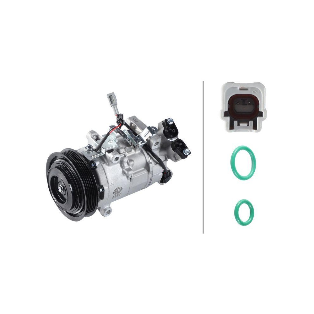 HELLA Kompressor, Klimaanlage 8FK 366 201-911 >>> Easy2Fit <<< f&uuml;r NISSAN