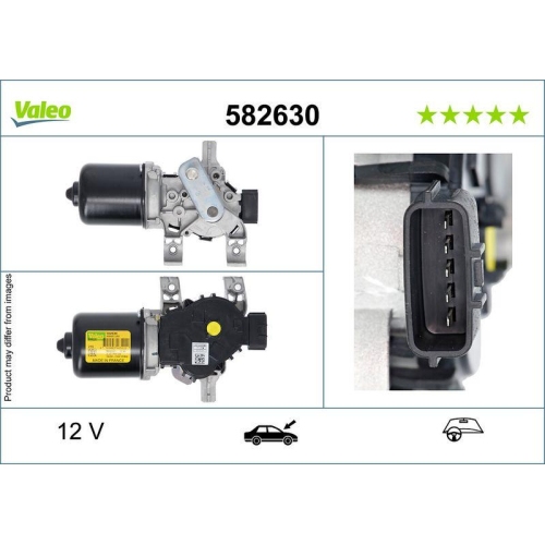 VALEO 582630 Wischermotor ORIGINAL TEIL f&uuml;r RENAULT, vorne