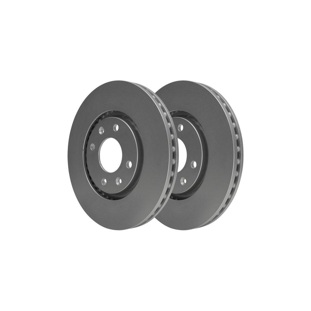 Bremsscheibe ATE 24.0126-0106.1 für CITROËN PEUGEOT, Vorderachse