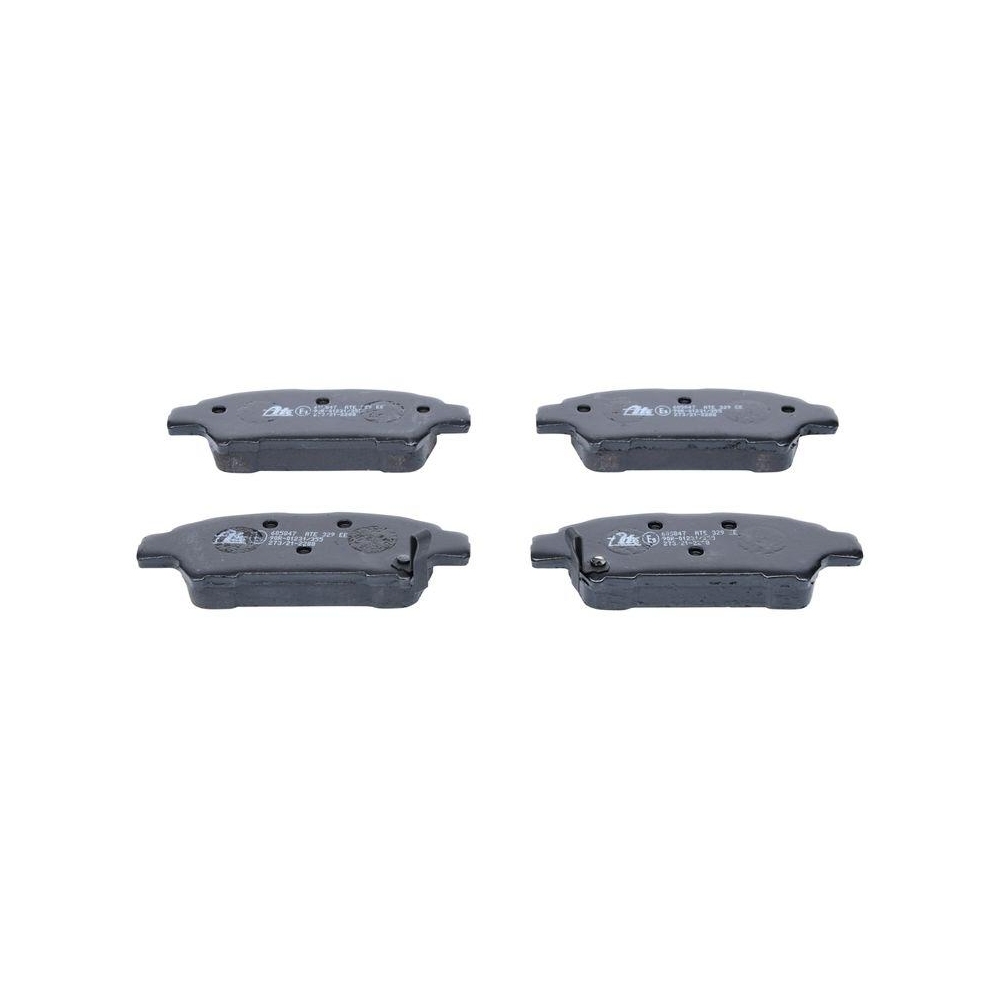 Bremsbelagsatz, Scheibenbremse ATE 13.0460-5847.2 f&uuml;r TOYOTA, Hinterachse