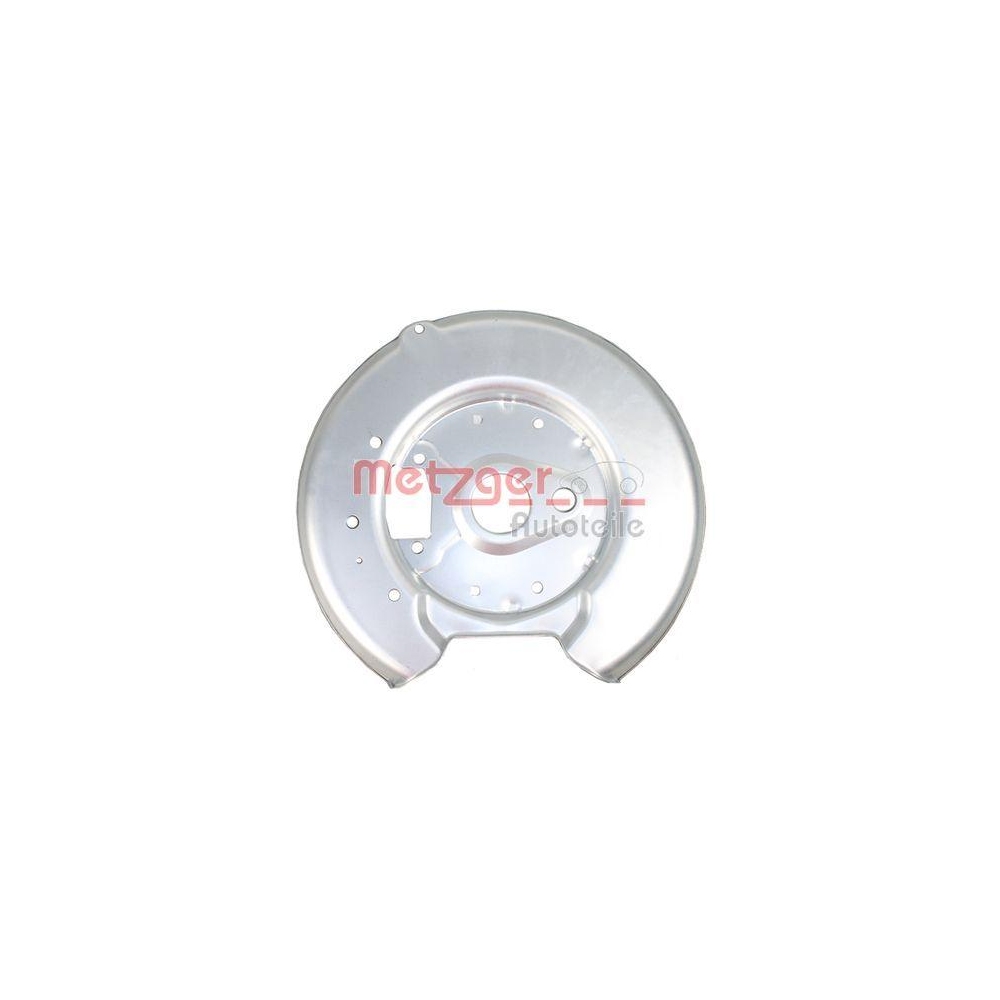 Spritzblech, Bremsscheibe METZGER 6115149 f&uuml;r VOLVO, Hinterachse links