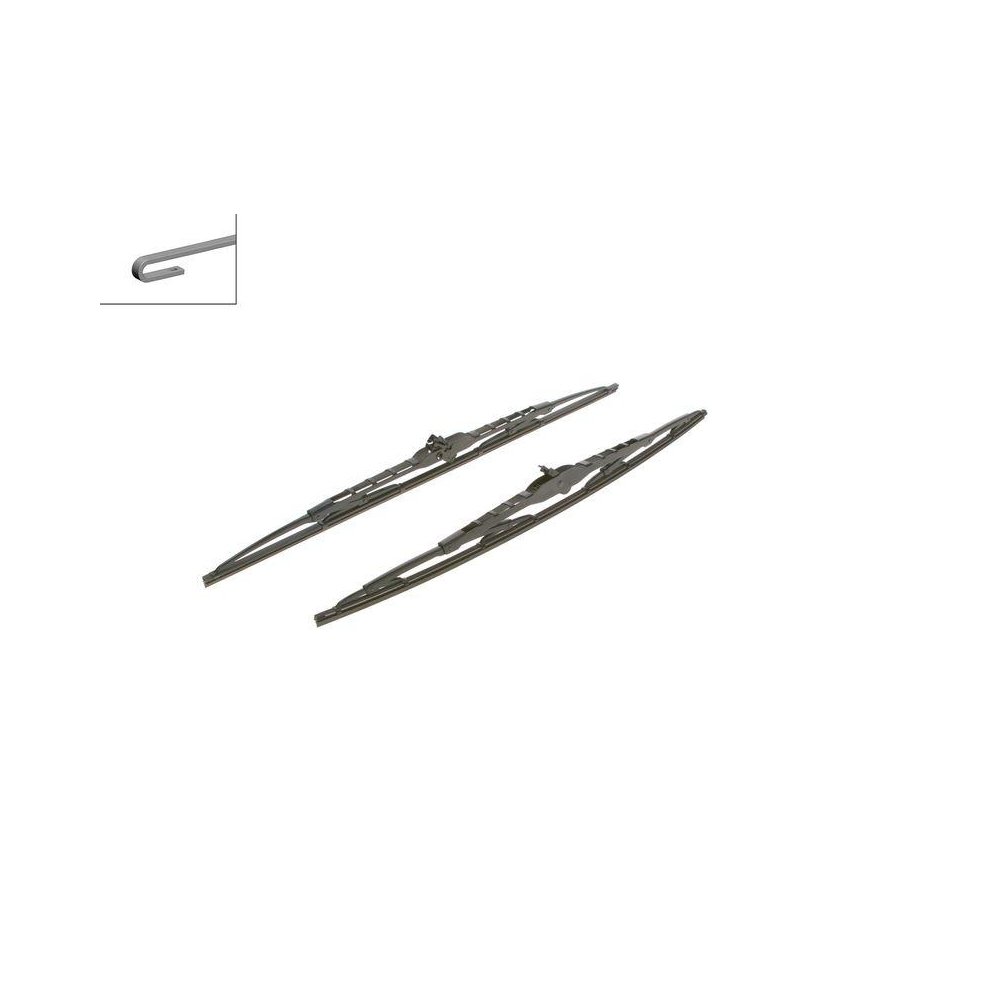 Wischblatt BOSCH 3 397 001 582 Twin für PORSCHE, vorne
