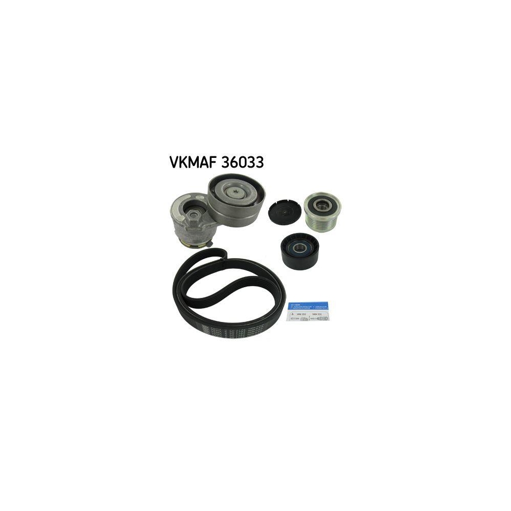 Keilrippenriemensatz SKF VKMAF 36033 f&uuml;r FORD MITSUBISHI NISSAN OPEL RENAULT