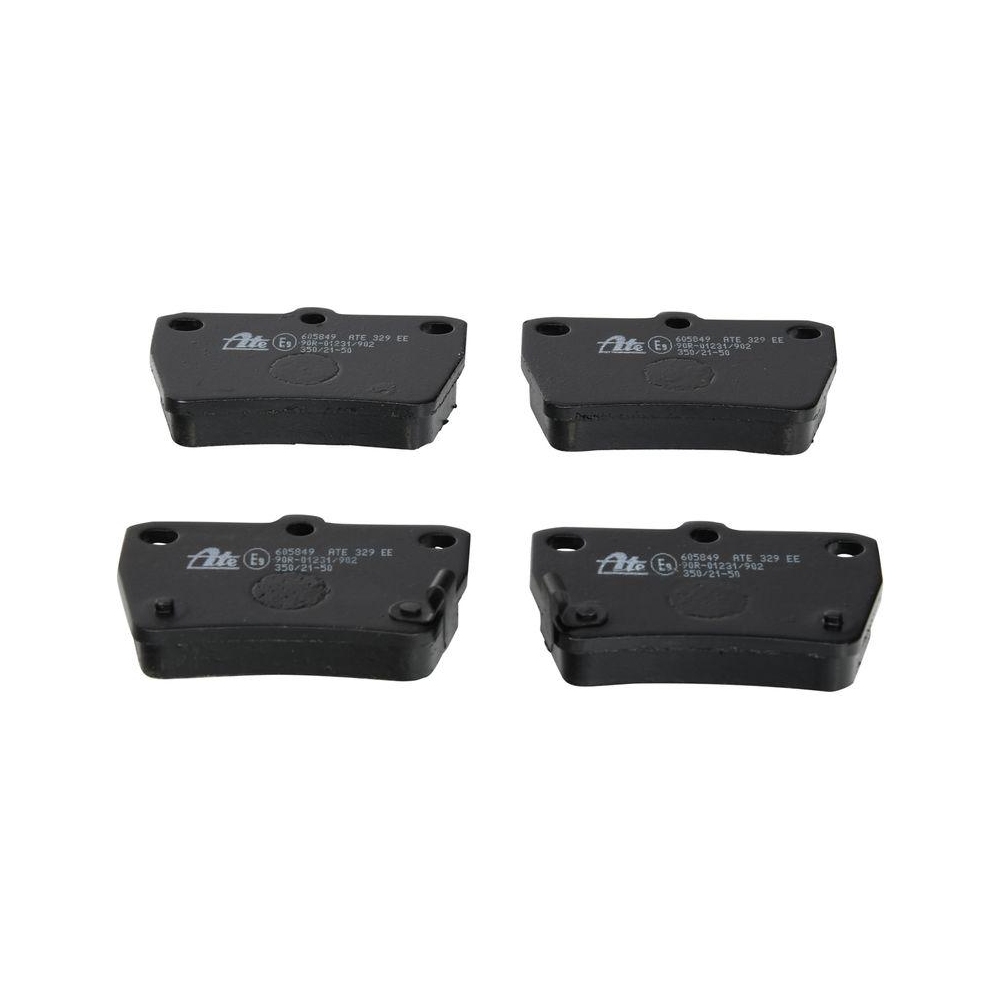 Bremsbelagsatz, Scheibenbremse ATE 13.0460-5849.2 f&uuml;r TOYOTA, Hinterachse