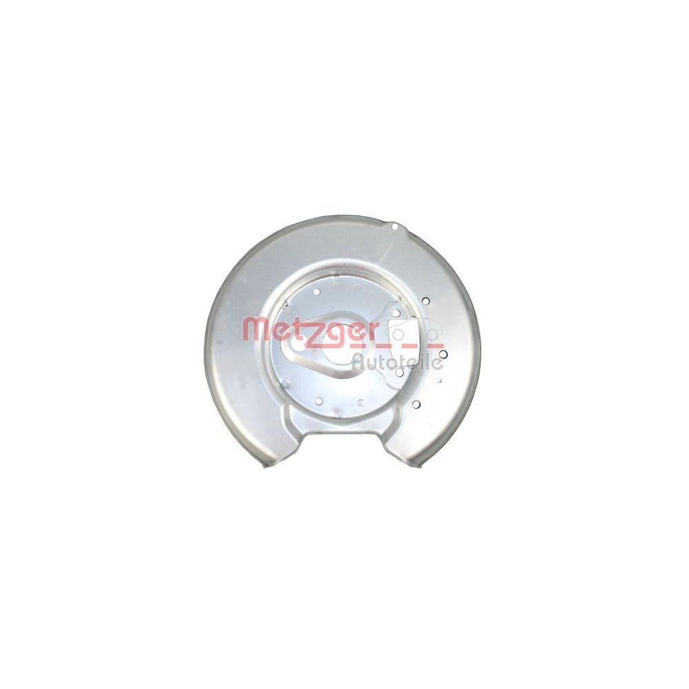 Spritzblech, Bremsscheibe METZGER 6115150 f&uuml;r VOLVO, Hinterachse rechts